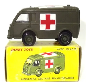 DINKY FRENCH NO. 80F - RENAULT MILITARY AMBULANCE  - A/MINT & BOXED CT* - Picture 1 of 6
