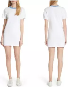 NWT Rag & Bone $225 Jolie Mini Shirt Dress In Bright White Size: Medium - Picture 1 of 4