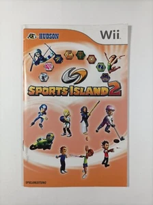 Sports Island 2 Nintendo Wii nur Spielanleitung Booklet #382 - Afbeelding 1 van 2