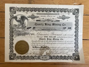 DECO = QUARTZ KING MINING (USA) (N) - Picture 1 of 1
