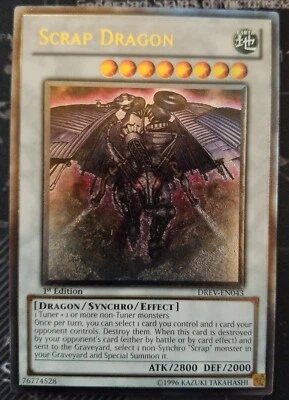 Scrap Dragon DREV-EN043 Ultimate Rare 1st Edition Yugioh NM - Image 1 of 2