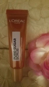2-L'OREAL-PURE-SUGAR SCRUB-3 PURE SUGARS + GRAPESEED-.67 FL. OZ.-NEW!! - Picture 1 of 2