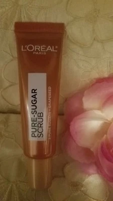 2-L'OREAL-PURE-SUGAR SCRUB-3 PURE SUGARS + GRAPESEED-.67 FL. OZ.-NEW!! - Image 1 of 2