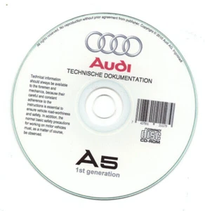 Audi A5 (2007-2017) manuale officina su cd - Foto 1 di 7