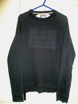 WEEKEND OFFENDER - ORIGINAL "IWANNABEADORED" BLACK SWEATSHIRT (M) - Image 1 of 4