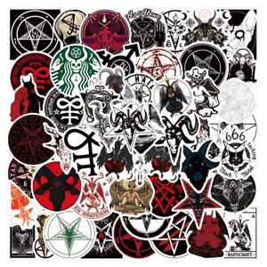 Horror Satanic Devil 50pc characters gothic sticker bomb laptop vinyl decals NEW