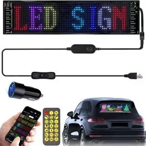 LED Display Laufschrift Werbung Reklame Bluetooth APP Lauftext Anzeige Schild DE - Bild 1 von 20