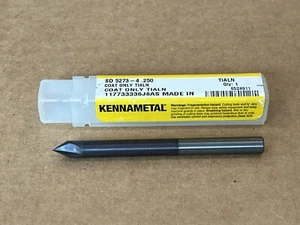 KENNAMETAL Solid Carbide Spotting Drill - 4.25mm, TIALN, 6524911 - Picture 1 of 3