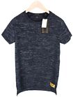 SCOTCH & SODA Ams Couture S Men T-Shirt Dark Navy Cotton Blend Short Sleeved