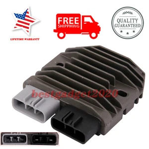 5JW-81960-00 Black Voltage Regulator Rectifier Fits Yamaha 2002-2014 YZF FZ1/FJR - Picture 1 of 10