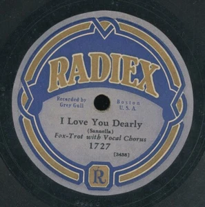 78tk-dance-RADIEX 1727-orchestra-(I love you dearly/Dram Mother) - Imagen 1 de 2