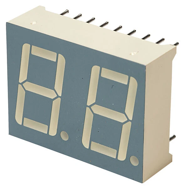 Kingbright DC56-11EWA 14.2mm Haute Efficacité Rouge LED Double Cathode Affichage - Photo 1/1