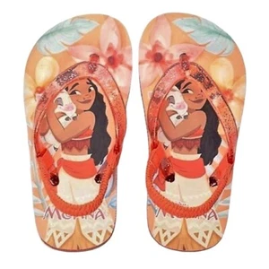MOANA & PUA DISNEY Flip Flops Beach Sandals Thongs NWT Toddler's Sz. 7-8 or 9-10 - Picture 1 of 4