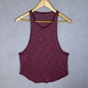 Lululemon Size 10 Cardio Squad Womens Tank Top Heather Plum Lightweight - Picture 1 of 9
