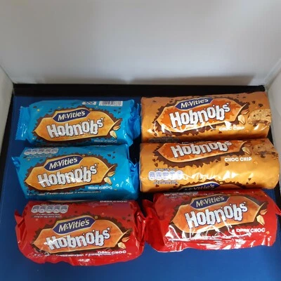 McVities Hobnobs Dark Milk Chocolate Choc Chip Biscuits 2x 262g SHIPS WORLDWIDE - Image 1 of 4