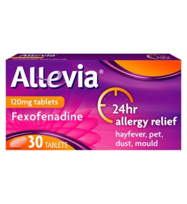 Allevia 30 Tablets - 24 Hours Hayfever Relief - Fast Longlasting Relief