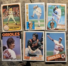 Denny Martinez Baseball Cards. San Francisco Giants