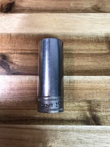 Snap On 3/8" Drive 19MM 6PT Metric Deep Chrome Socket SFSM19 - Picture 1 of 4