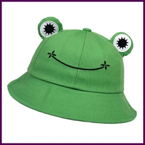 Süße Frosch Fischerhüte Damen Fischerhut Frauen Sommer Outdoor Sonne Angeln Kappe. - Bild 1 von 30