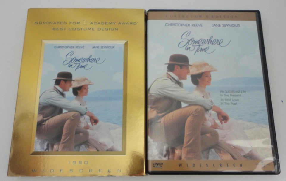Somewhere in Time DVD w/ Sleeve Christopher Reeve Jane Seymour - Image 1 of 1