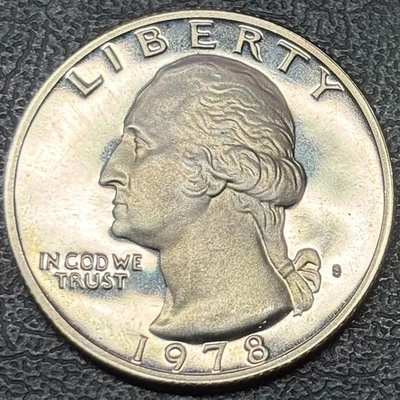 1978-S Washington Quarter - TONED Proof 25c - San Francisco Mint - Bicentennial - Image 1 of 2