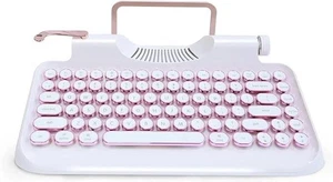 KNEWKEY RYMEK Typewriter Style Mechanical Wired & Wireless Keyboard with Tabl... - Picture 1 of 6