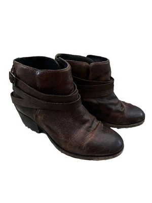 H BY HUDSON Madewell Horrigan Hebilla Cinturón Botines Para Mujer EUR 37 US 6.5-7 Foto 1 de 4