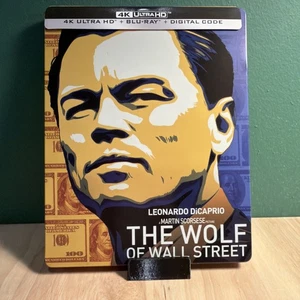 The Wolf of Wall Street (2013) [4K UHD Blu-ray Steelbook, J-Card, gebraucht] - Bild 1 von 7
