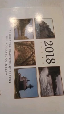 2018 America the beautifu quarter setl US Mint Uncirculated Set OGP - Image 1 of 3