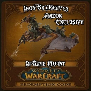 World of Warcraft Iron SkyReaver Mount - WoW - Razor ✨️ Transmog ✨️ - Bild 1 von 2