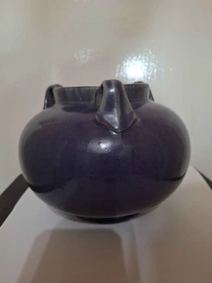 Fulper Arts And Crafts Pottery Purple Ceramic Vase 564 - Image 1 of 4