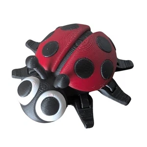 Juguete Articulado Ladybird Inquieto - Impreso en 3D Flexi Sensorial Alivio del Estrés Reino Unido - Imagen 1 de 13