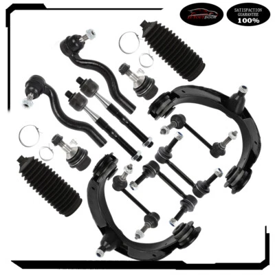 14Pieces Control Arm and Ball Joint Tie Rod End Sway Bar For Jeep Grand Cherokee - Image 1 of 4