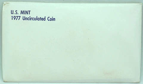 1977 P & D Mint Set in OGP Cover