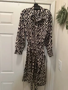 Ralph Lauren Damen Kleid Übergröße 22 W bedruckt mit Gürtel - Bild 1 von 3