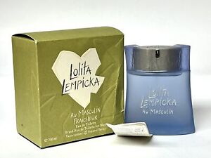 Lolita Lempicka Au Masculine FRAICHEUR Men EDT Spray 3.4 oz New in Worn Open Box
