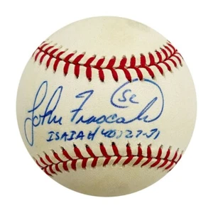 John Frascatore Autographed Official American League Baseball - Bild 1 von 2