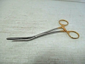 Applied Vascular Surgical Clamp - Atraumax Germany FOG-5028 7" Gold Handle - Picture 1 of 10