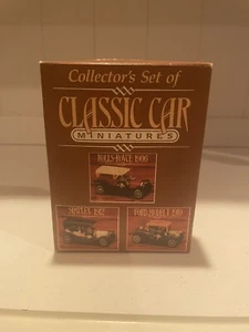 Vintage Collector’s Set of 6 Classic Car Miniatures - Picture 1 of 8