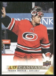 2022-23 Upper Deck UD Canvas Frederik Andersen Carolina Hurricanes #C15 - Picture 1 of 2
