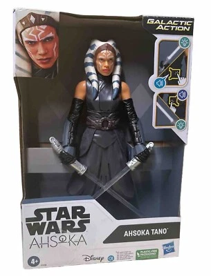 Figura Jedi Interactiva Disney Star Wars Acción Galáctica AHSOKA TANO 12" 2023 Foto 1 de 4