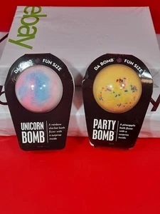 2 ~ Da Bomb. Pineapple/Sherbert fun size. With suprise inside. Bath bomb bundle - Picture 1 of 4