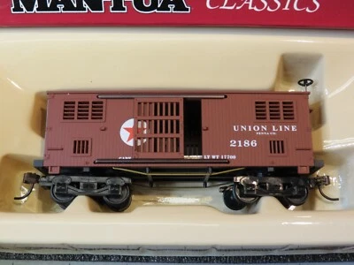HO - Mantua Classics 722050 - 1860 Horse Car, Union Line  PRR 2186     NIB - Image 1 of 2