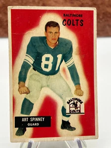 1955 Bowman #107 Art Spinney Baltimore Colts - Picture 1 of 2