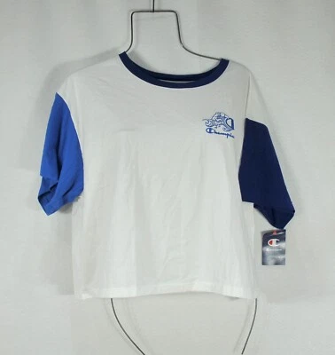 Champion Atlheticwear Woman's Cropped tee XL Short Sleeve White Bright NWT - Image 1 of 3