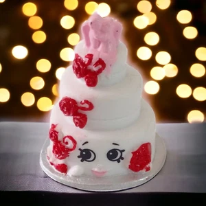 Shopkins Wendy Wedding Cake White (#3-008) Season 3 - Picture 1 of 4