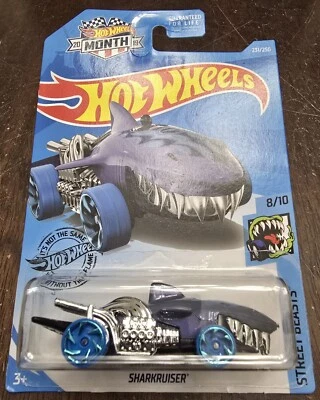 Hot Wheels 2019 Treasure Hunt Sharkruiser Purple HW Street Beasts #8/10 *NUEVO* Foto 1 de 3