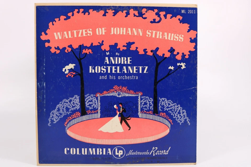 Waltzes Of Johann Strauss Andre Kostelanetz Columbia 78 RPM Record Foto 1 de 4