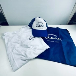 Coopers Clear Beer Promotional Pack SEALED xxl Shirt Bag Truckers Hat Cap - Picture 1 of 16