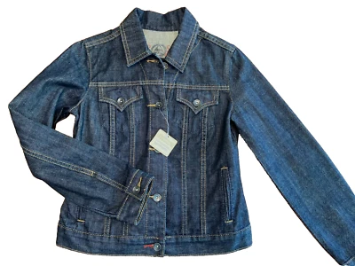 *!SALE!* Gap 1969 Dark Wash Denim Jean Jacket XS NWT New Trucker Women - Image 1 of 4